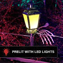 Haunted Hill Farm 1-Ft. Lantern Stakes with Lights, Set of 6