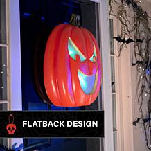 Haunted Hill Farm 1.8-Ft. Pumpkin Flatback Décor