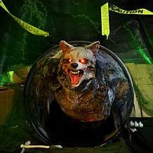 Haunted Hill Farm 2-Ft. Zombie Raccoon Animatronic