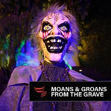 Haunted Hill Farm 2.8-Ft. Rising Zombie Animatronic