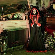Haunted Hill Farm 5.5-Ft. Standing Double Face Lady Animatronic