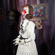 Haunted Hill Farm 5.6-Ft. Walking Girl Animatronic