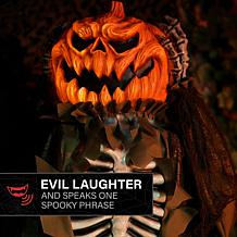 Haunted Hill Farm 5.7-Ft. Standing Pop-Up Head Pumpkin Man Animatronic