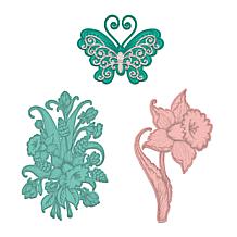 Heartfelt Creations Delightful Daffodil and Butterfly Dies
