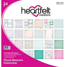 Heartfelt Creations Floral Banners Paper Collection