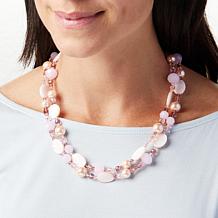 Heidi Daus 41-1/2" "Gals Just Want To Have Fun" Bead Necklace