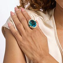 Heidi Daus Alta Moda Goldtone Textured Ring