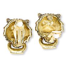 Heidi Daus Animal Magic Crystal-Encrusted Stud Earrings