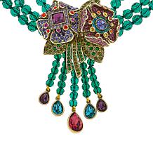 Heidi Daus Captivating Corsage Crystal Beaded Necklace