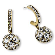 Heidi Daus "Classic Cuties" Crystal Drop Earrings
