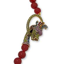 Heidi Daus "Dragon" Crystal 36" Bead Necklace