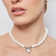 Heidi Daus Exquisite Harmony Beaded Bow Drop Necklace