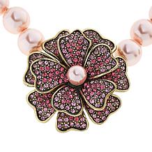 Heidi Daus Forget-Me-Not Necklace and Earrings Set