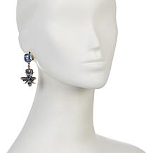 Heidi Daus "Her Majesty the Queen" Crystal Drop Earrings