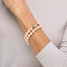 Heidi Daus La Dolce Vita Flower Pendant with Convertible Necklace