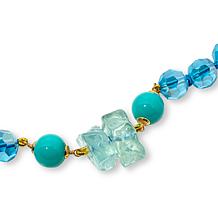 Heidi Daus Ship Bottom 46-1/2" Anchor Clasp Beaded Necklace