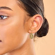 Heights Jewelers 14K Gold-Plated Throat Chakra Earrings