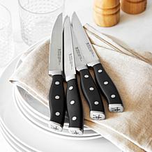 Henckels International 4 Piece Steak Set - Black Handle