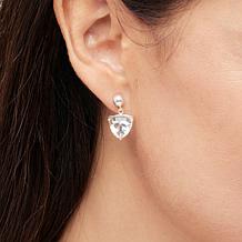 Herkimer Mines "Diamond" Quartz Faceted Drop Earrings