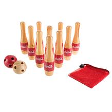 Hey! Play! Coca Cola Indoor/Outdoor Bowling & Skittle Ball Game Set