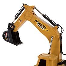 Hey! Play! Remote Control Excavator Construction Toy with Movable Claw