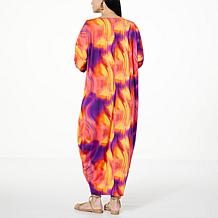 HFR x Megan Renee Textured Matte Jersey Knit Caftan