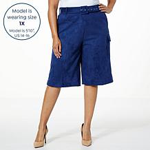 HFR x Undra Celeste Faux Suede Cargo Short