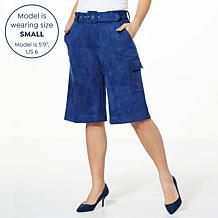 HFR x Undra Celeste Faux Suede Cargo Short