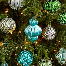 Holiday Lux Shatterproof, 12 Count Christmas Tree Ornament Set, 100...