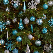 Holiday Shatterproof, 52 Count Christmas Tree Ornament Box Set, 80m...