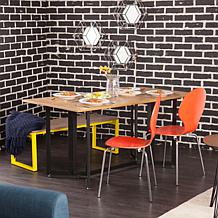 Holly and Martin Driness Drop Leaf Table - Oak/Black