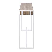 Holly & Martin Macen Narrow Console - Mocha Gray/White