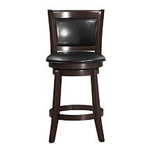 Home Origin 24" Swivel and Padded-Back Counter Chair