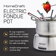 HomeCraft 8-Cup Electric Fondue Set