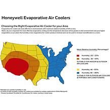 Honeywell 830 CFM Outdoor Portable Evaporative Cooler with Remote