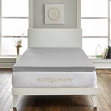 Hotel Laundry® Hypoallergenic Charcoal 2.5" Memory Foam Topper Queen