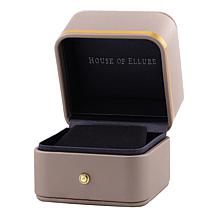 House of Ellure Sterling Silver Topaz Cluster Stud Earrings 