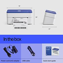 HP 4" x 6" Compact Label Thermal Shipping Printer 300 DPI