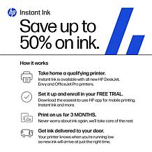 HP Envy 6100 Series All-In-One Printer $50 Instant Ink & Smart Friend