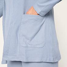 HUE 3-piece Ribbed Knit Lounge Set
