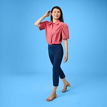 HUE Classic Denim Capri Pant