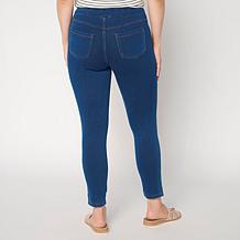 HUE Classic Denim Skimmer Legging with Side Slits