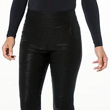 HUE Flare Leg Pull-on Shimmer Jean