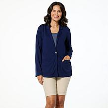 HUE French Terry Knit Blazer