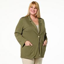 HUE French Terry Knit Blazer