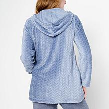 HUE Soft Sherpa Zip Jacket