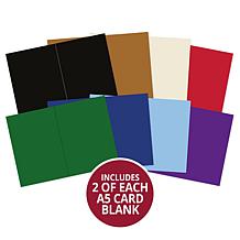 Hunkydory Crafts Adorable Scorable Pre-Scored Card Blanks -Christmas