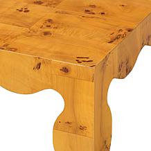 Huxley Natural Burl Wood Coffee Table