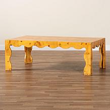 Huxley Natural Burl Wood Coffee Table