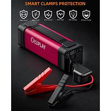 iDeaPLAY 27KmAh Jumpstarter/Power Station w/Cables, AC Adapter & Case